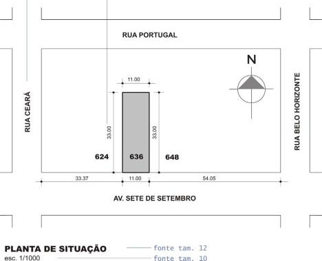 Planta de situação