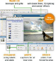O Picasa � um software que o ajuda a encontrar, editar e compartilhar instantaneamente todas as imagens no PC. Sempre que voc� abre o Picasa, ele localiza automaticamente todas as imagens (inclusive aquelas que voc� nem lembrava mais) e classifica-as em �lbuns visuais organizados por data com nomes de pastas facilmente reconhecidos.