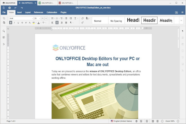ONLYOFFICE Desktop Editors